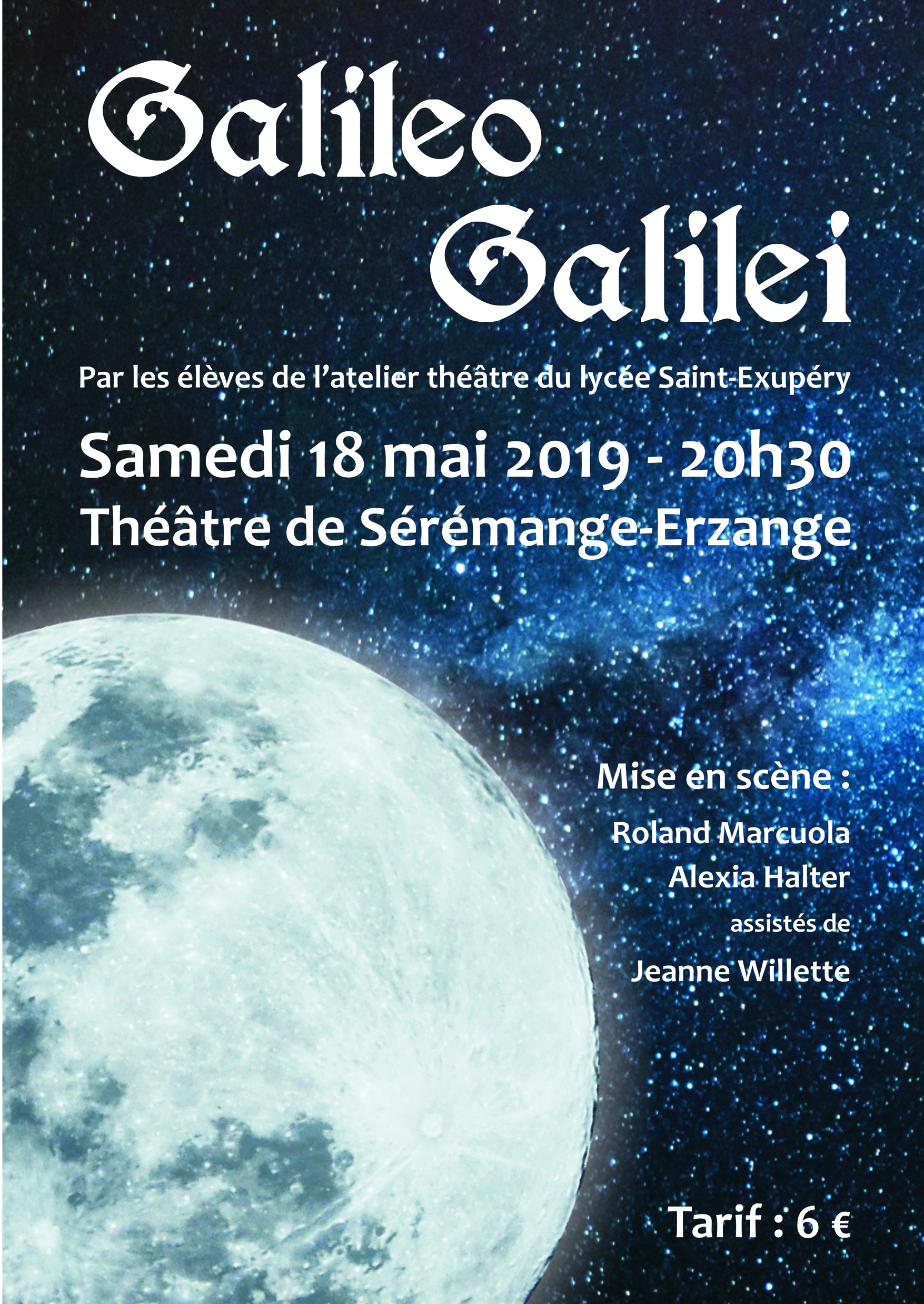 Le 18 Mai 2019 | Spectacle de l’atelier théâtre